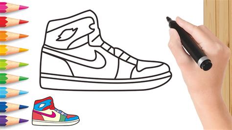 nike air strichzeichnung|How To Draw .